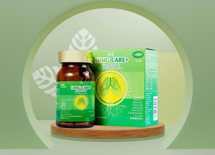 Viên uống bổ phổi Lung Care+ Jpanwell 60 viên Nhật Bản 8